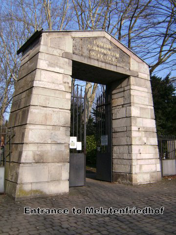 Tor zum Melatenfriedhof